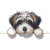 Hundeauge am Rand