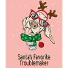 Santa's Favorite Troublemaker – Funny Dog