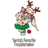 Santa's Favorite Troublemaker – Funny Dog