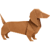 Origami Dachshund Noble Brown