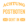 Facteur ATTENTION POSTMAN LÉGENDE RETRAITÉ