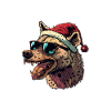 Hyena Christmas Funny