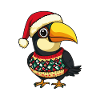 Toucan oiseau Noël