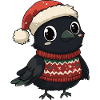 Raven Crow Christmas