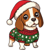 Beagle Dog Christmas
