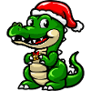 Alligator Christmas