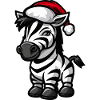Zebra Weihnachten
