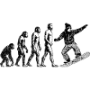 Evolution to snowboarder grunge design
