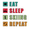 Manger Dormir Répéter le ski