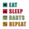 Eat Sleep Darts Repeat