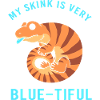 Langue bleue lézard