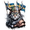 Sweden Cat Viking