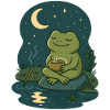 Frog by Moonlight – Mindful & Cozy