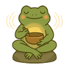 Meditating Frog – Singing Bowl & Mindfulness