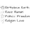One Earth. One Humanity. One Love.