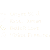 One Vision. One Freedom. One Humanity.