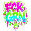 FCK GRN Graffiti 