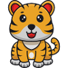 Tiger-Karikatur