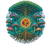 Goa Trance Tree of Life Mushrooms