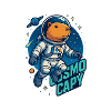 Cosmo Capy – Space Capybara Shirt 🚀