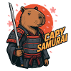 Capy Samurai – Guerrier Zen Capybara 🐾