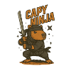 Shadow Capy – Ninja Capybara Shirt ⚔️