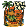 Chill Capy – Beach Capybara