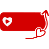 Lovely YouTube Inspired Subscribe Flat Icon