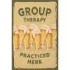 Group Therapy – Funny Beer Poster