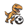 T-Rex Dino Fußball