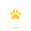 Whippet Love Paw Art