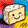 Cheese Friend Pop Art Camembert