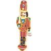 Bunter Nussknacker Deco Design