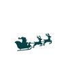 Traîneau Mon Nom Père Noël Humour