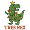 Tree Rex Dinosaur Christmas Fun