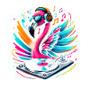 Flamingo DJ Neonbeat