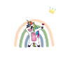 Unicorn Regenbogen Eskalation