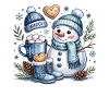 Winter Magic Snowman Cocoa