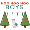 Pixel Seagull Christmas Boys