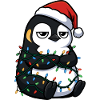 Grumpy Penguin Christmas Clumsy Santa Verhed