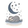 Moon Sleep Sloth