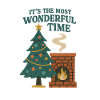Cheminée de Noël