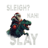Weihnachtsmann Dino T-Rex