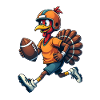 Thanksgiving Football Turkey