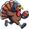 Thanksgiving Football Turkey