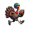 Thanksgiving Football Turkey