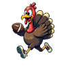 Thanksgiving Football Turkey