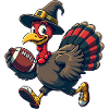 Thanksgiving Football Turkey