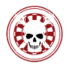 Darts, Bullseye, Dartboard and Skull.