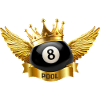 Königliche Poolkugel